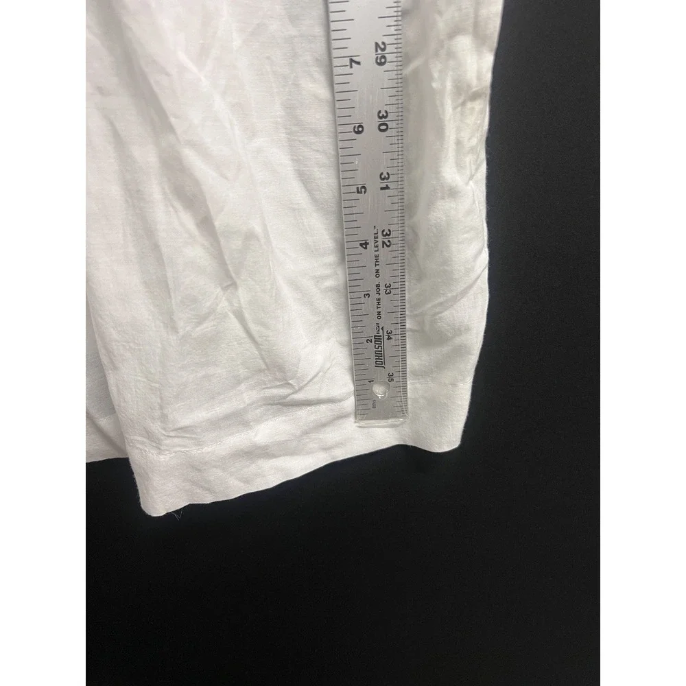 Banana Republic Diora Mini Dres Size L White Embrodery‎